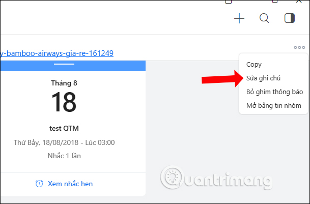 How to create a note on the Zalo group Picture 6