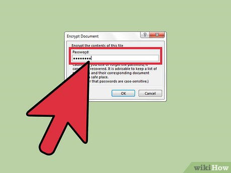 How to Create a Password Protected File on Windows 7 Picture 2