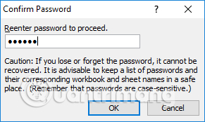 How to create a password protection for Excel sheets Picture 3