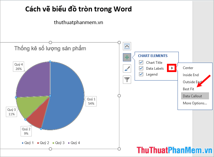 Với tính năng tạo biểu đồ hình bánh trong Word, bạn có thể dễ dàng trình bày các số liệu của mình với một cái nhìn tổng quan và đẹp mắt. Nó giúp bạn biến việc thuyết trình trở nên chuyên nghiệp hơn và thu hút sự chú ý của khán giả. Nếu bạn muốn biết cách sử dụng tính năng này, hãy xem hình ảnh liên quan đến từ khóa này.