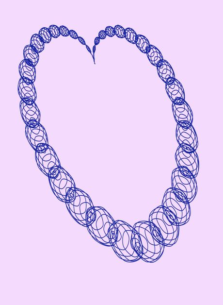 How to Create a Pink Love Note of Spheres in Form of a Heart Picture 4