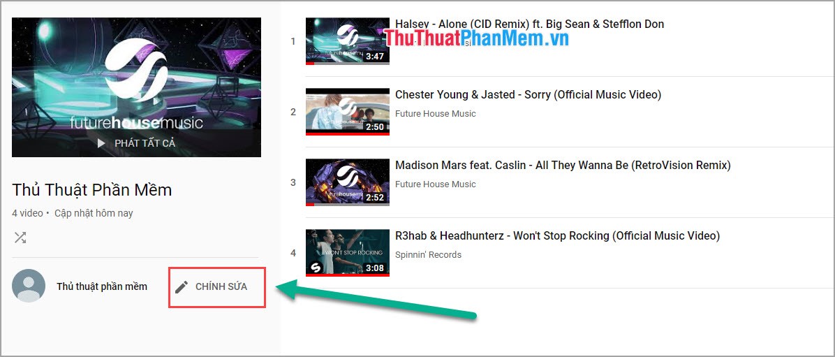 How to create a Playlist playlist on YouTube Picture 8