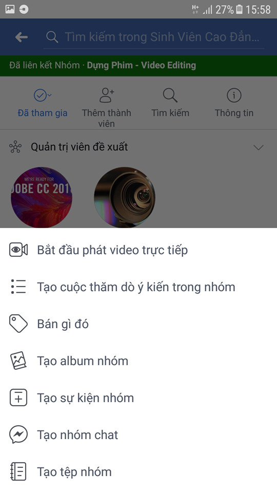 How to create a poll in the Facebook group on your phone Picture 5