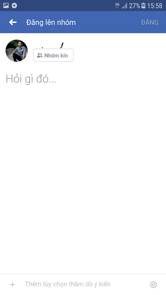How to create a poll in the Facebook group on your phone Picture 6