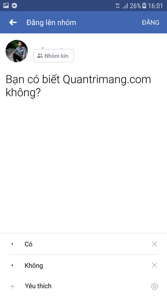 How to create a poll in the Facebook group on your phone Picture 7