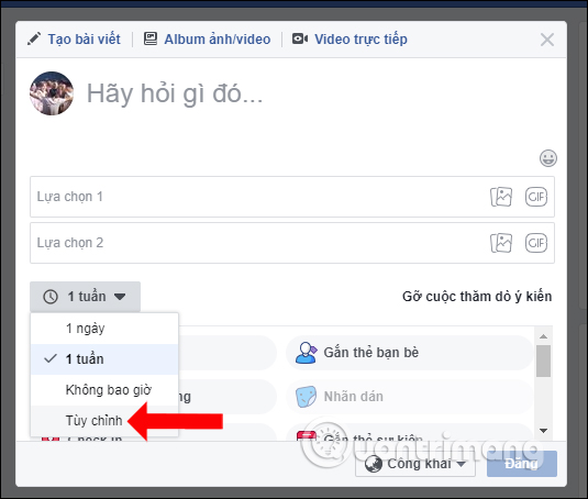 How to create a poll on Facebook Picture 3