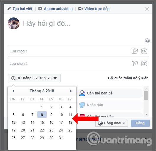 How to create a poll on Facebook Picture 4