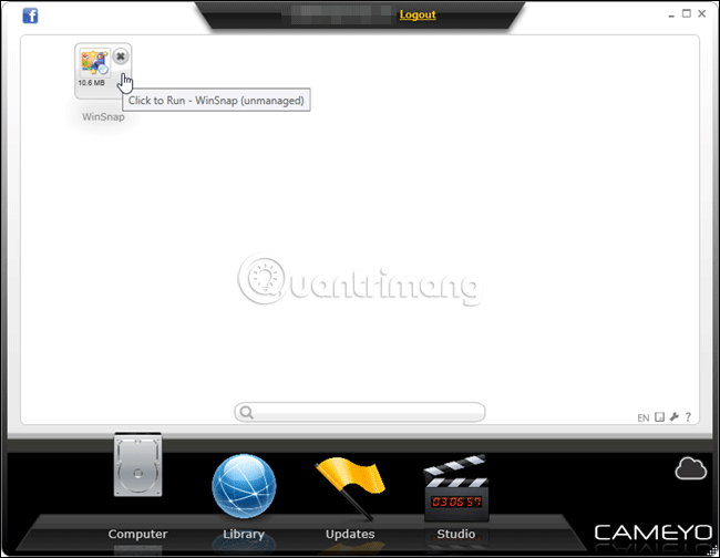 How to create a portable version for Windows software with Cameyo Picture 13
