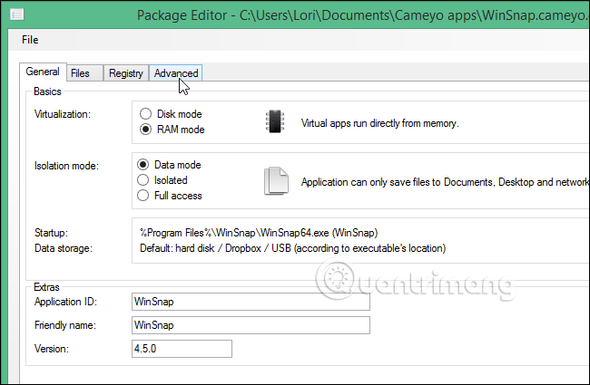 How to create a portable version for Windows software with Cameyo Picture 19