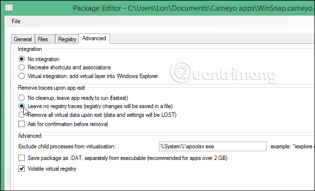 How to create a portable version for Windows software with Cameyo Picture 20