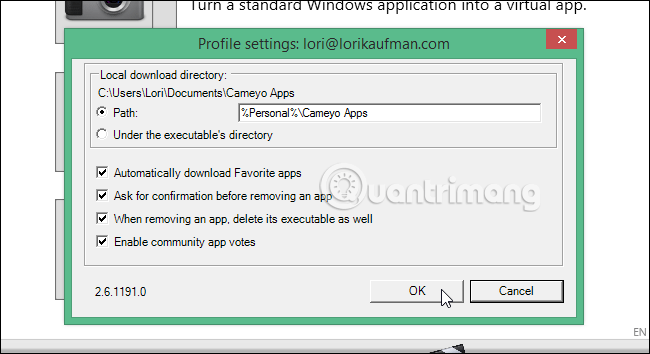 How to create a portable version for Windows software with Cameyo Picture 25