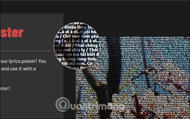 How to create a poster from the lyrics Picture 6