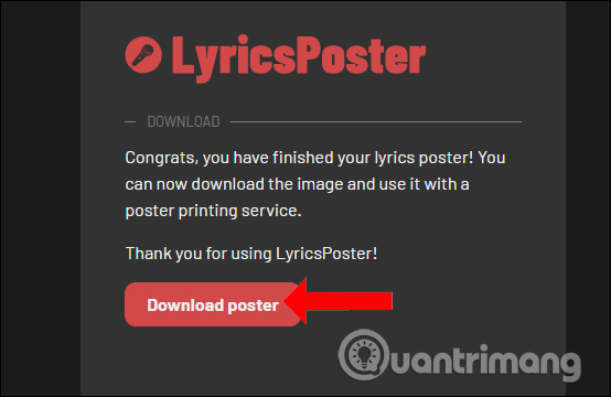 How to create a poster from the lyrics Picture 7