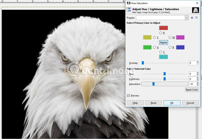 How to create a poster with the Text Portrait effect in GIMP Picture 5