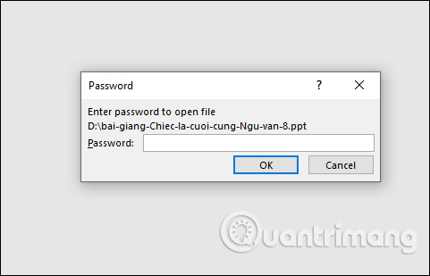How to create a PowerPoint file password Picture 4