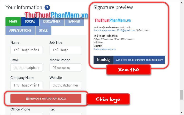How to create a professional Gmail signature 2020 Picture 53