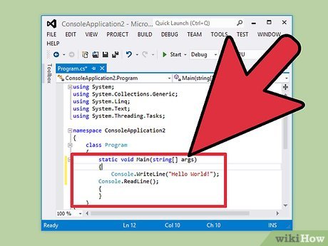 How to Create a Program in C Sharp Picture 12