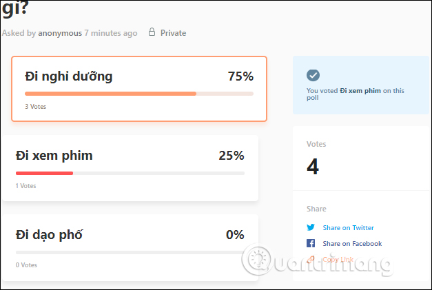 How to create a quick poll on Fast Poll Picture 11