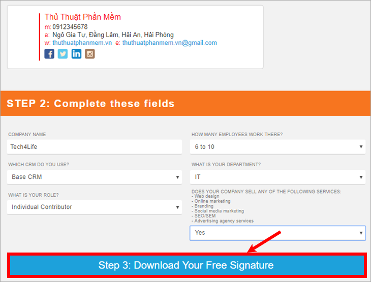 How to create a signature in Gmail Picture 11