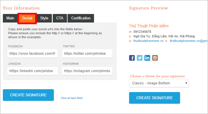 How to create a signature in Gmail Picture 8