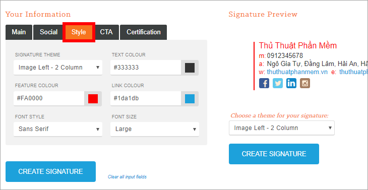 How to create a signature in Gmail Picture 9
