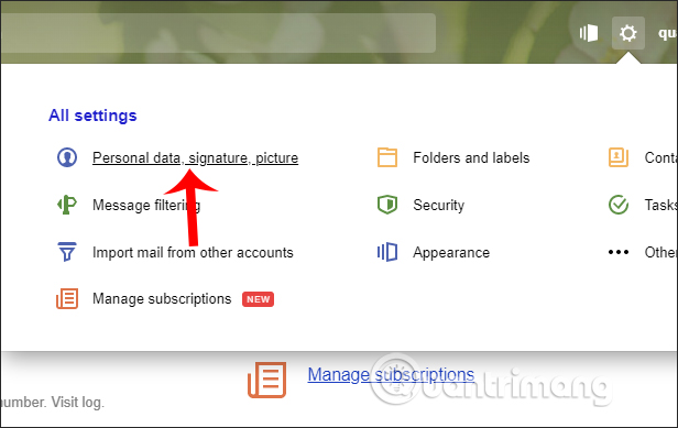 How to create a signature on Yandex Mail Picture 2
