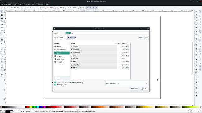 How to create a simple logo with InkScape Picture 9