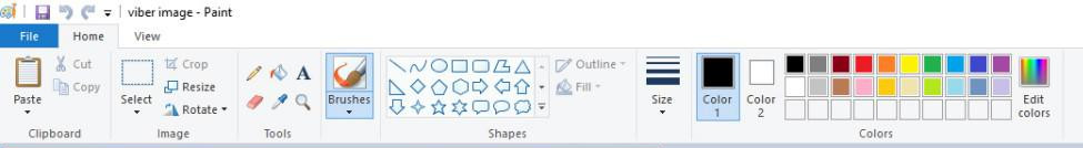 How to create a simple Mau Mau Tu New Year greeting card with Paint Picture 5