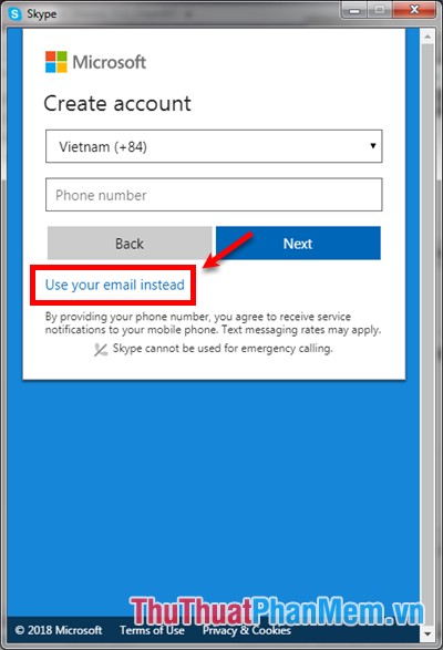 How to create a Skype account for new users - Sign up for a Skype account Picture 6