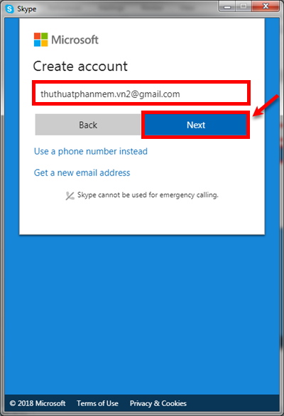 How to create a Skype account for new users - Sign up for a Skype account Picture 7