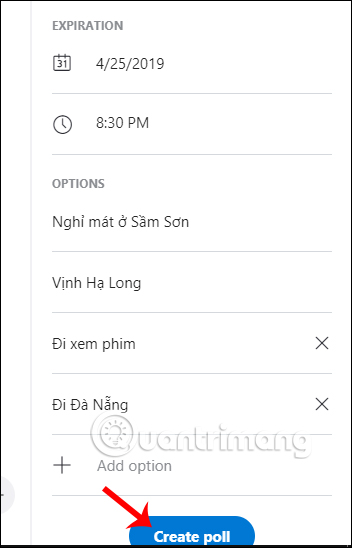 How to create a Skype chat group vote Picture 3