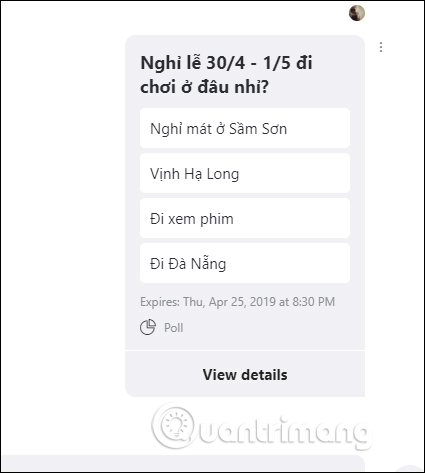 How to create a Skype chat group vote Picture 4