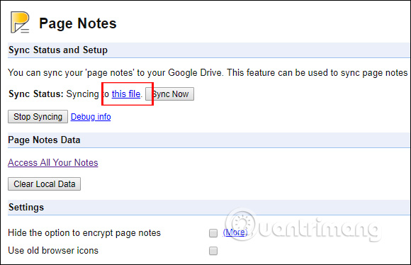 How to create a sync note on Google Drive Picture 10