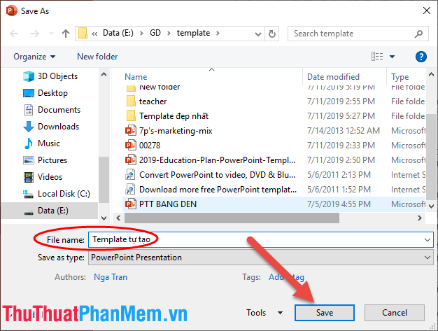 How to create a template for PowerPoint presentation slides Picture 13