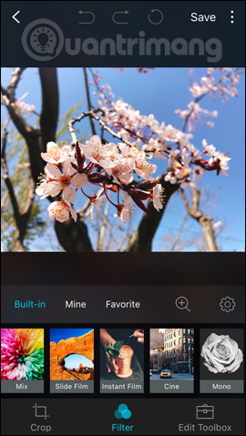 How to create a thousand-star sky image on smartphones Picture 5