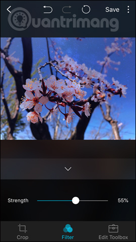 How to create a thousand-star sky image on smartphones Picture 9