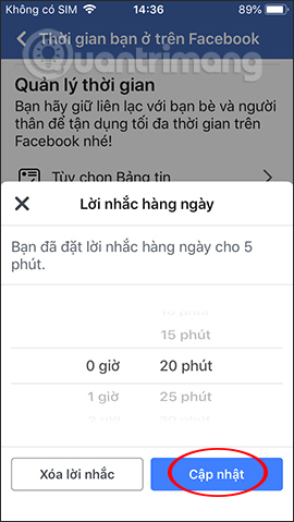 How to create a time limit to use Facebook Picture 9