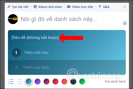 How to create a to-do list on Facebook Picture 10