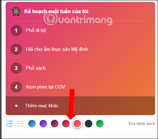 How to create a to-do list on Facebook Picture 5