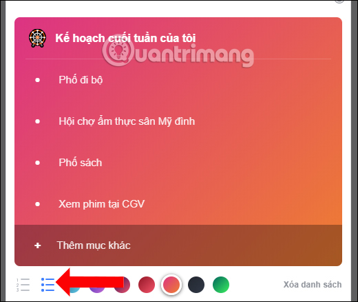 How to create a to-do list on Facebook Picture 6