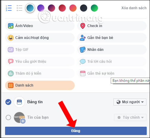 How to create a to-do list on Facebook Picture 7
