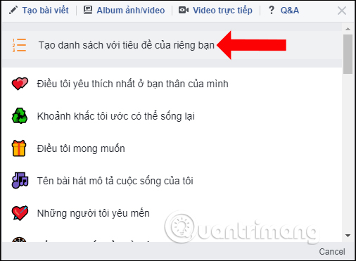 How to create a to-do list on Facebook Picture 9