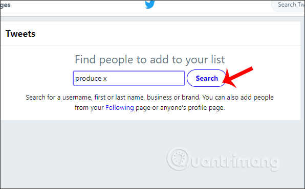 How to create a Twitter account list Picture 4