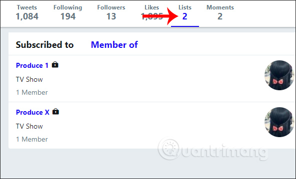 How to create a Twitter account list Picture 7