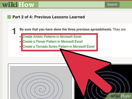 How to Create a Uniform Spiral Pattern in Microsoft Excel Picture 1