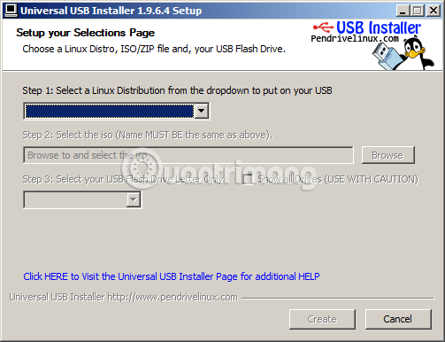 How to create a USB boot, install Windows using the Universal USB Installer Picture 1