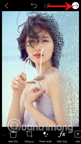 How to create a vanish effect with Picsart application Picture 11