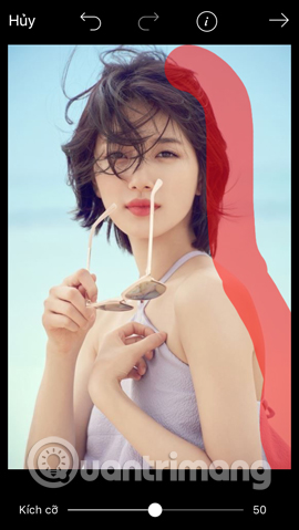 How to create a vanish effect with Picsart application Picture 7