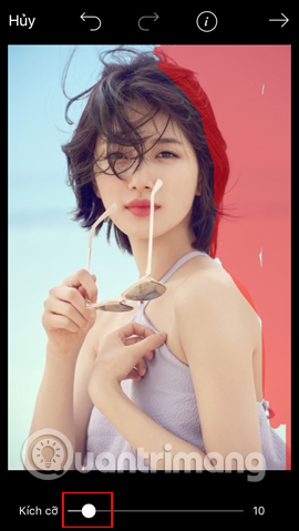 How to create a vanish effect with Picsart application Picture 8