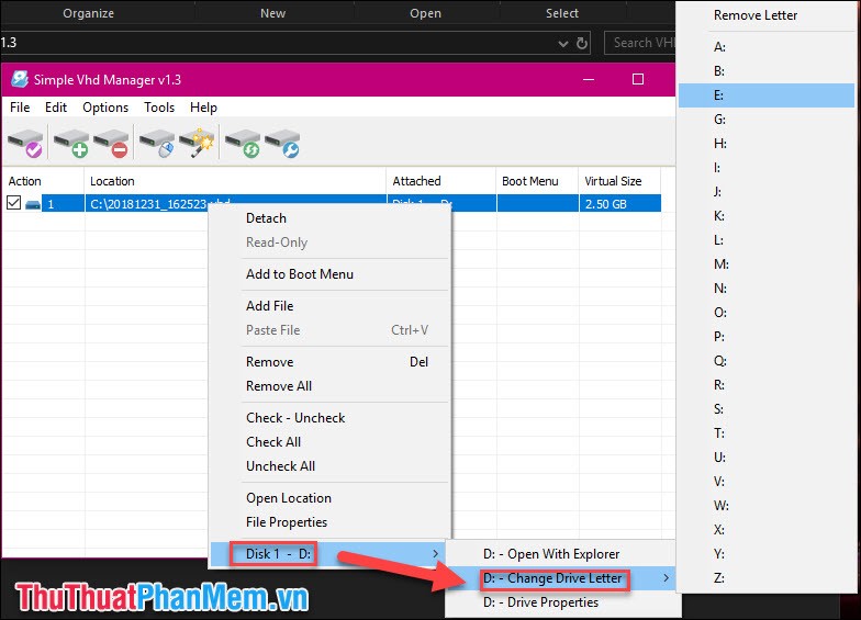 How to create a virtual drive on Windows with Simple VHD Manager Picture 13